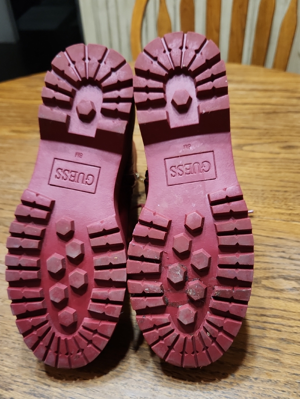 Guess Combat/Hiker Boots Size 8 - Picture 4 of 9